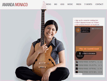 Tablet Screenshot of amandamonaco.com